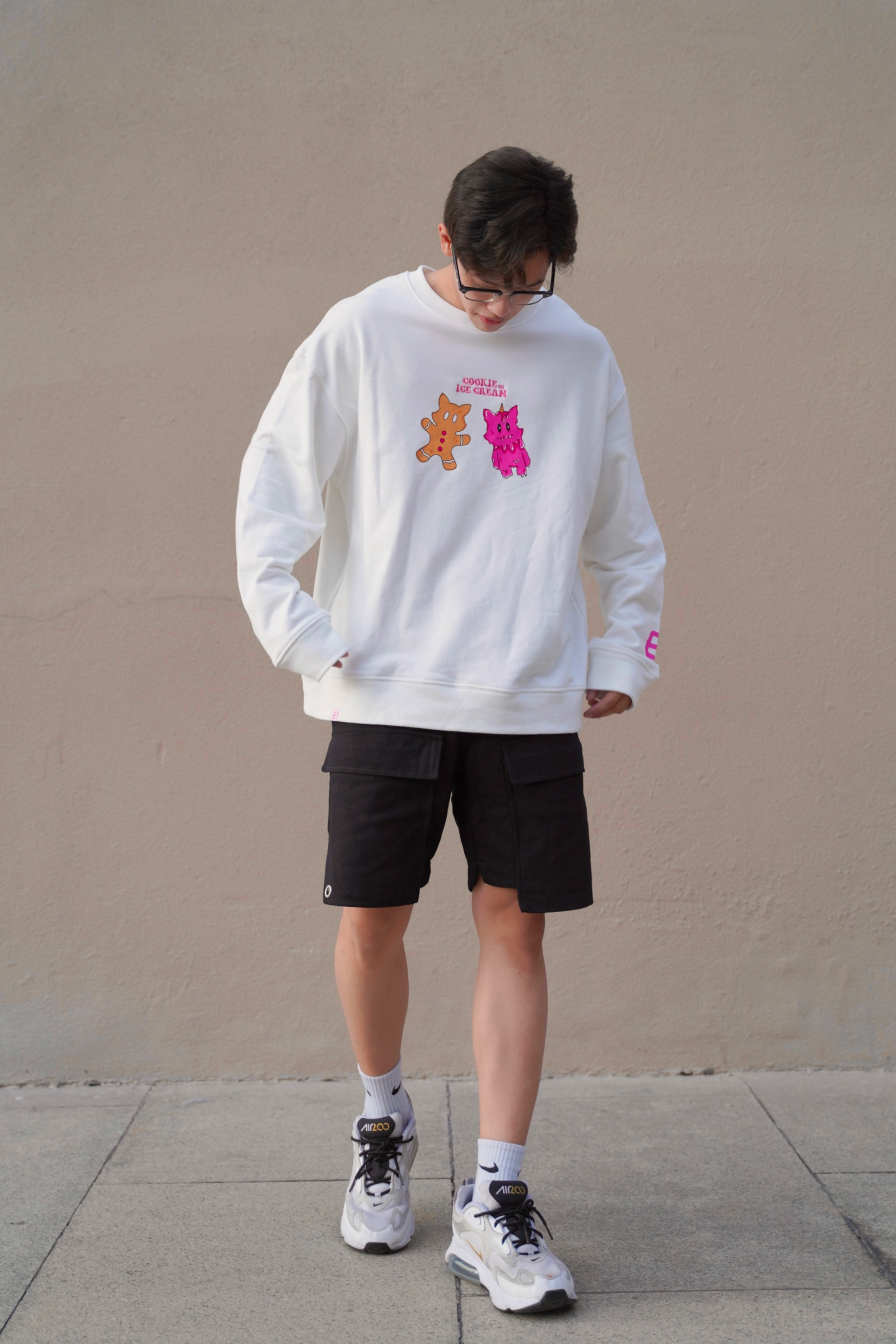 About white sweater
