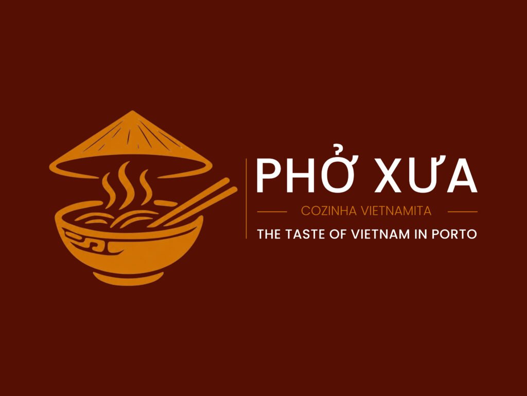 mockup logo phở xưa 4096x3075